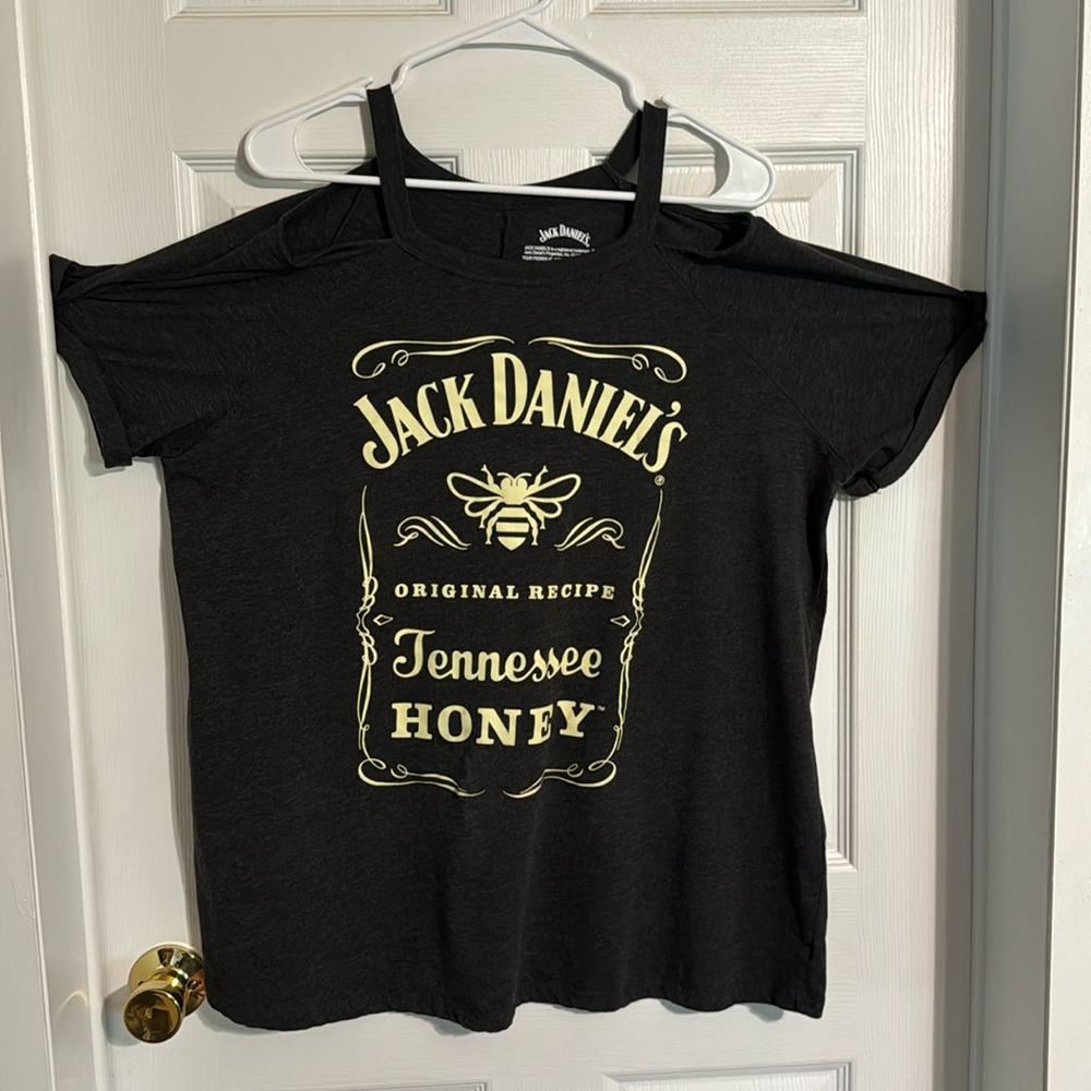 Cold shoulder Whiskey Top